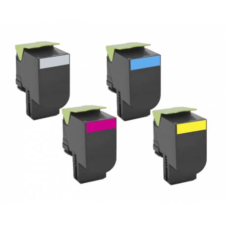 Toner Compativel Lexmark CS/CX317,417,517-2.3K #71B20Y0 (Amarelo)